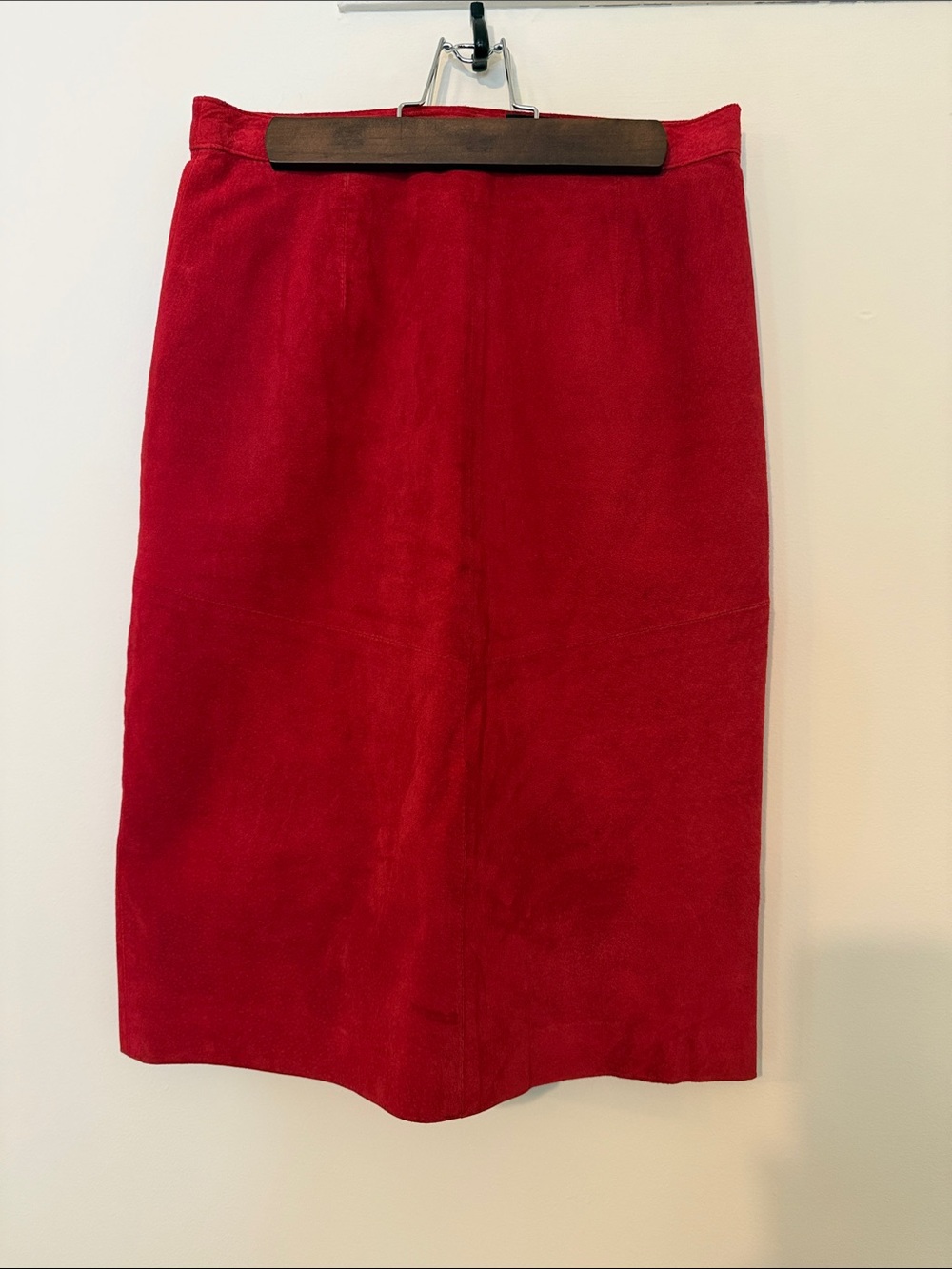 Vintage Suede Leather Skirt